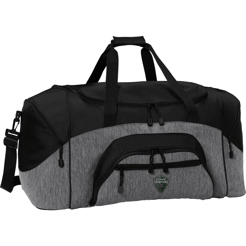 Lansing Spartans Standard Colorblock Sport Duffel