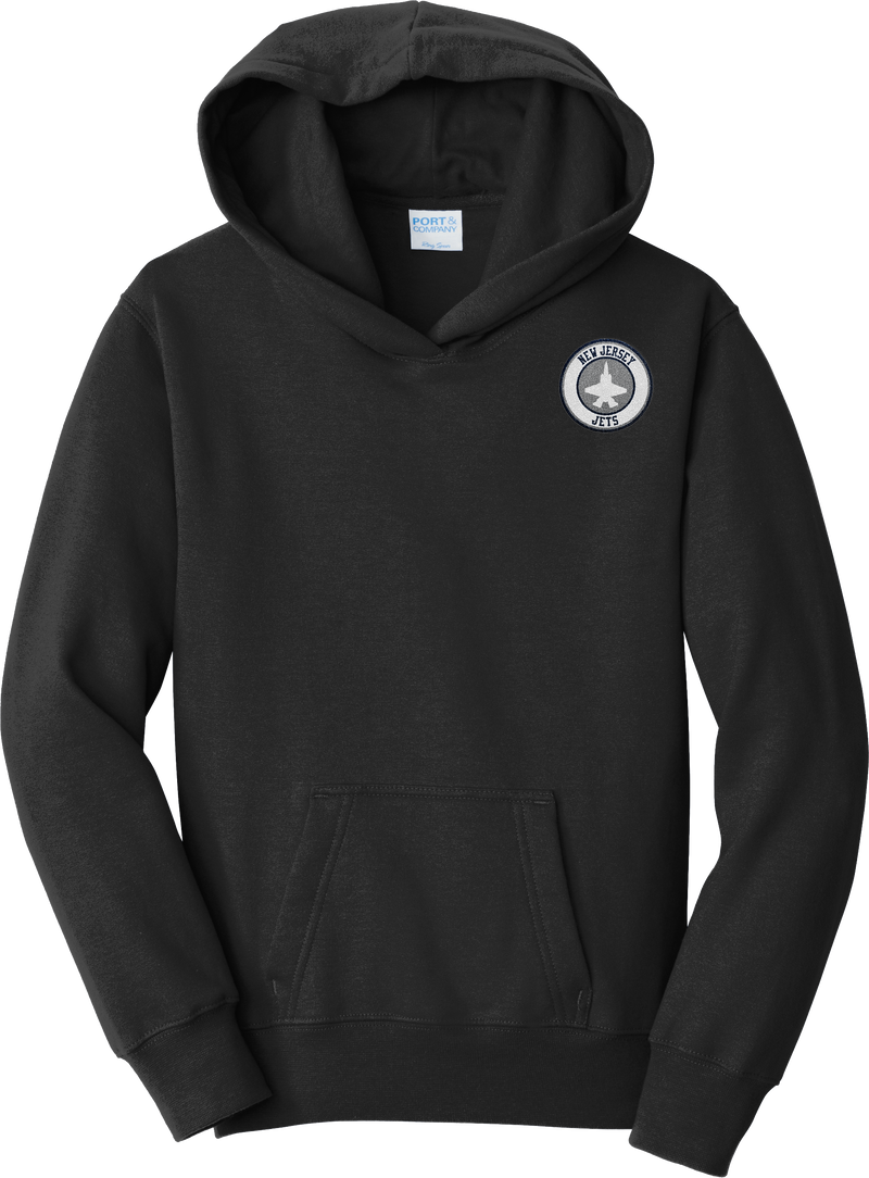 NJ Jets Youth Fan Favorite Fleece Pullover Hooded Sweatshirt