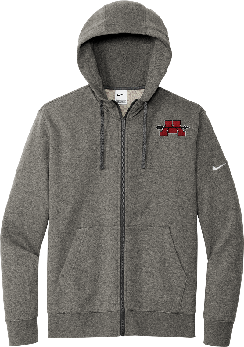 Mercer Arrows Nike Club Fleece Sleeve Swoosh Full-Zip Hoodie