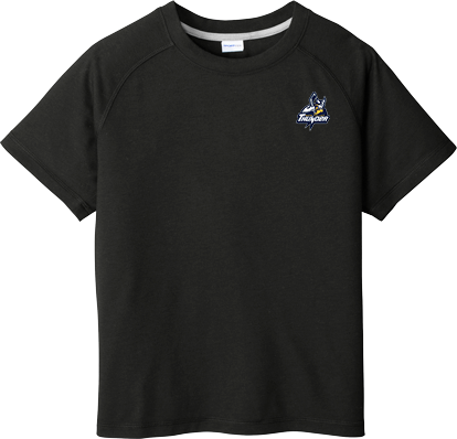 Mon Valley Thunder Youth PosiCharge  Tri-Blend Wicking Raglan Tee