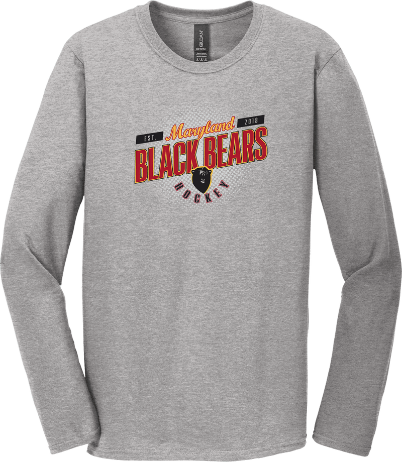 Maryland Black Bears Softstyle Long Sleeve T-Shirt