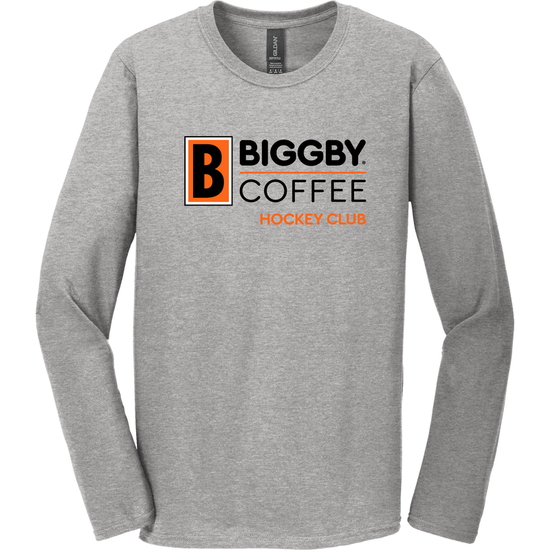 Biggby Coffee Hockey Club Softstyle Long Sleeve T-Shirt