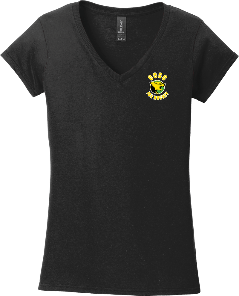 Chester County Softstyle Ladies Fit V-Neck T-Shirt