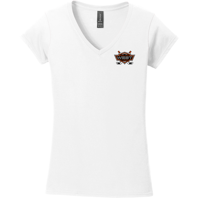 Orange County West Softstyle Ladies Fit V-Neck T-Shirt