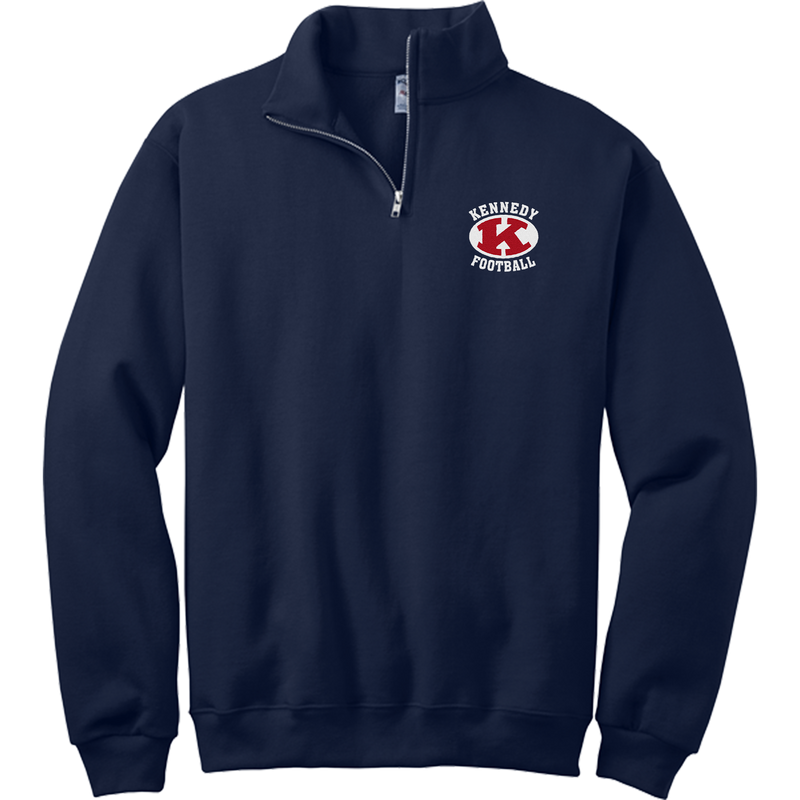 JFK Knights Football NuBlend 1/4-Zip Cadet Collar Sweatshirt