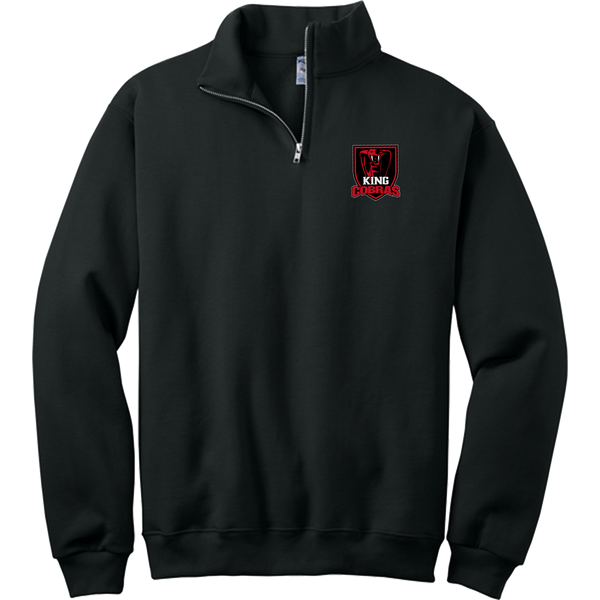 King Cobras NuBlend 1/4-Zip Cadet Collar Sweatshirt