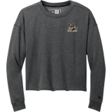 Dupage Black Bears New Era Ladies Tri-Blend Fleece Crop Crew