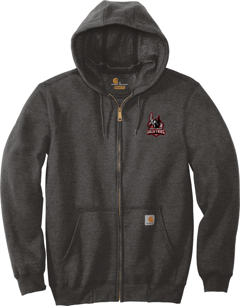 NJ Valkyries Carhartt Midweight Hooded Zip-Front Sweatshirt