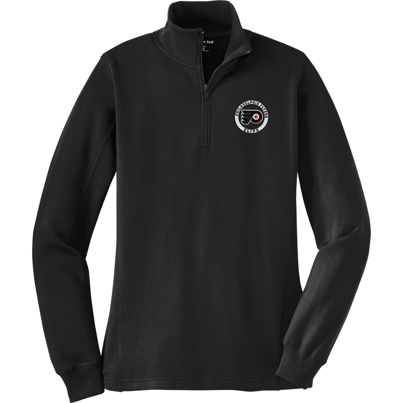 Philadelphia Flyers Elite Ladies 1/4-Zip Sweatshirt