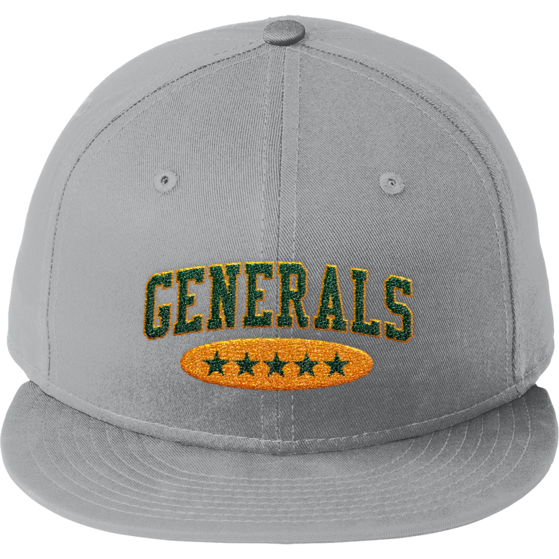 Red Bank Generals New Era Flat Bill Snapback Cap