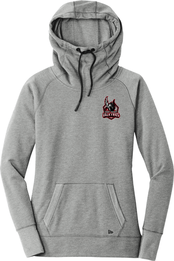 NJ Valkyries New Era Ladies Tri-Blend Fleece Pullover Hoodie