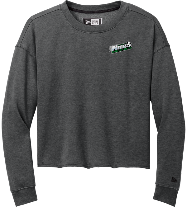 Nitro Soccer New Era Ladies Tri-Blend Fleece Crop Crew