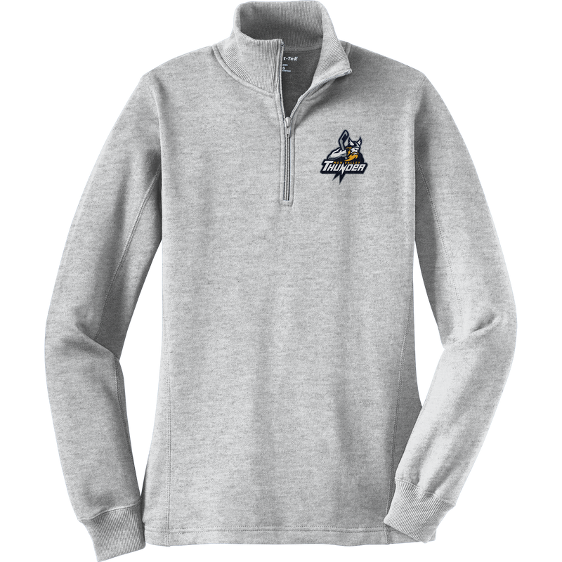 Mon Valley Thunder Ladies 1/4-Zip Sweatshirt