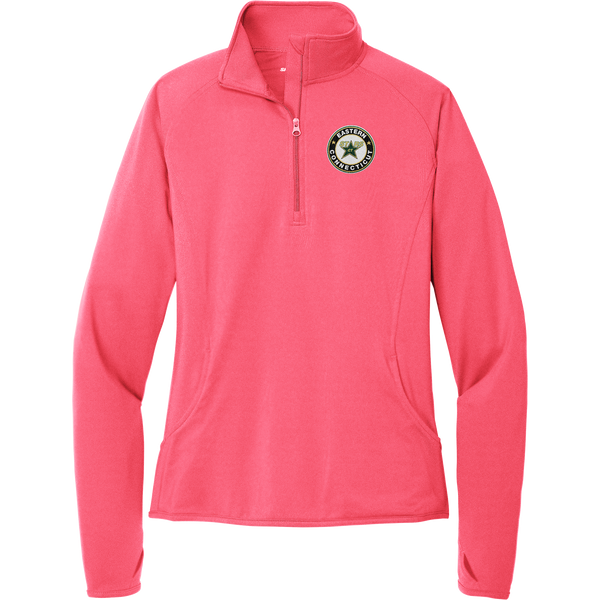 CT ECHO Stars Ladies Sport-Wick Stretch 1/4-Zip Pullover