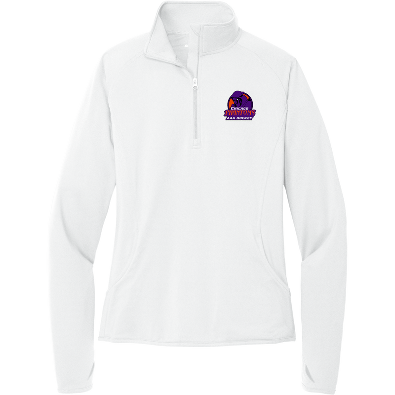 Chicago Phantoms Ladies Sport-Wick Stretch 1/4-Zip Pullover