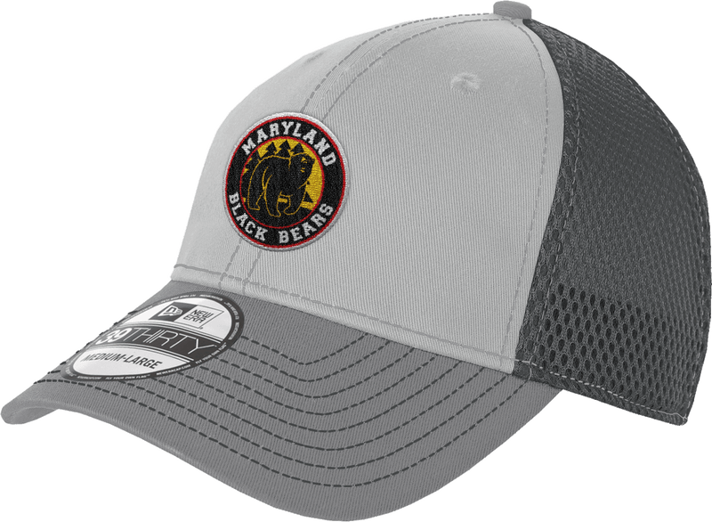 Maryland Black Bears New Era Stretch Mesh Contrast Stitch Cap