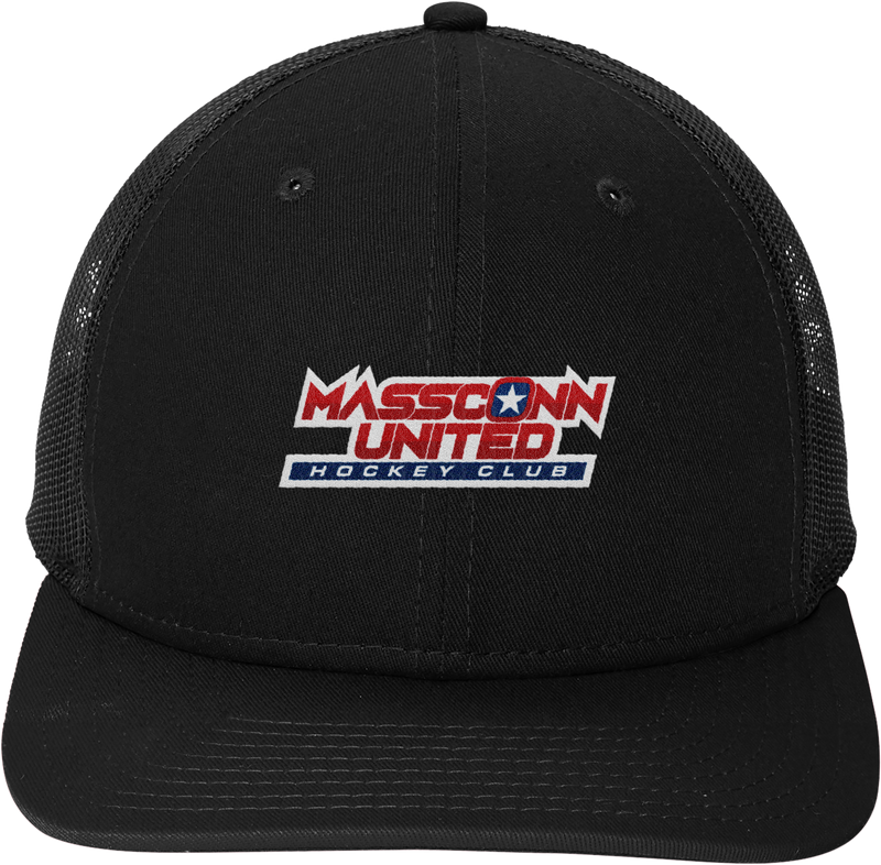 Mass Conn United New Era Snapback Low Profile Trucker Cap