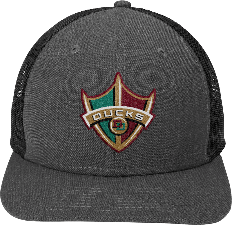 Delaware Ducks New Era Snapback Low Profile Trucker Cap