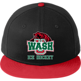 Wash U New Era Flat Bill Snapback Cap