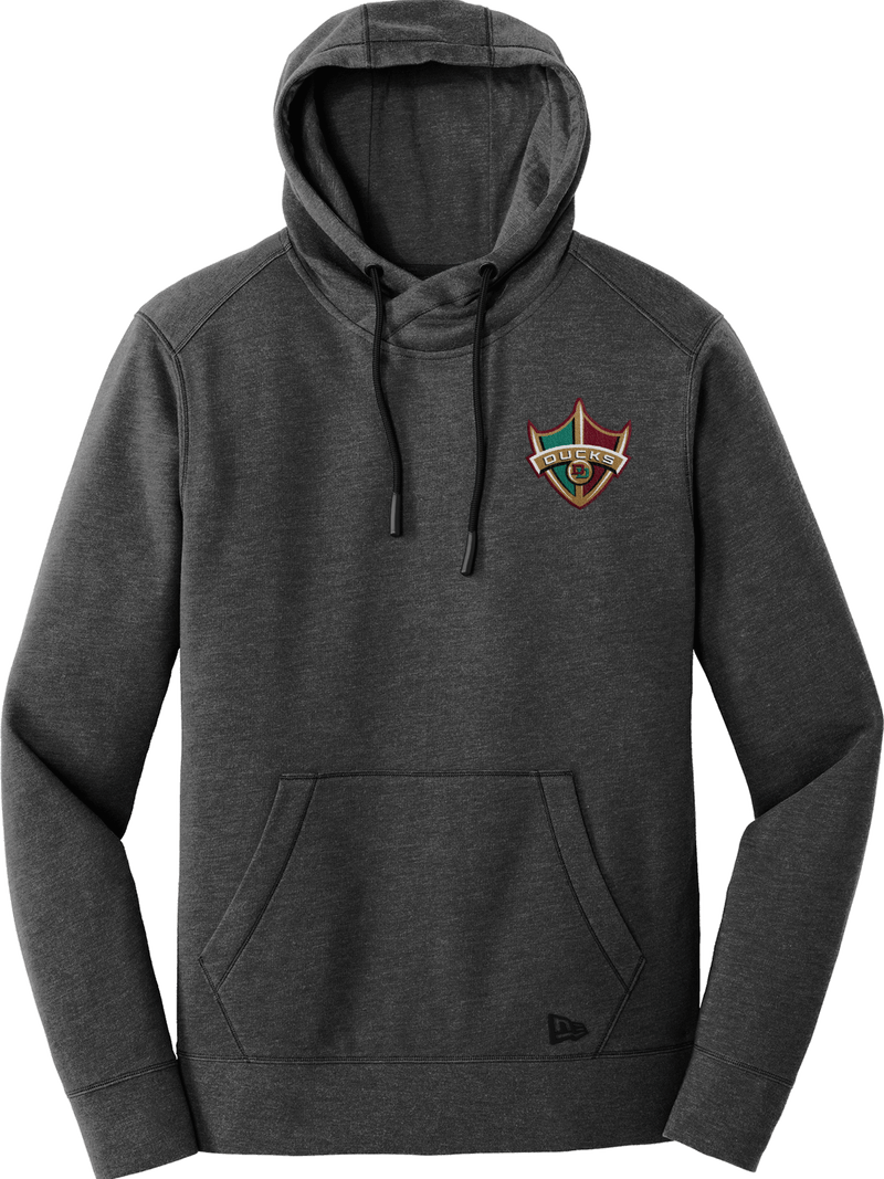 Delaware Ducks New Era Tri-Blend Fleece Pullover Hoodie