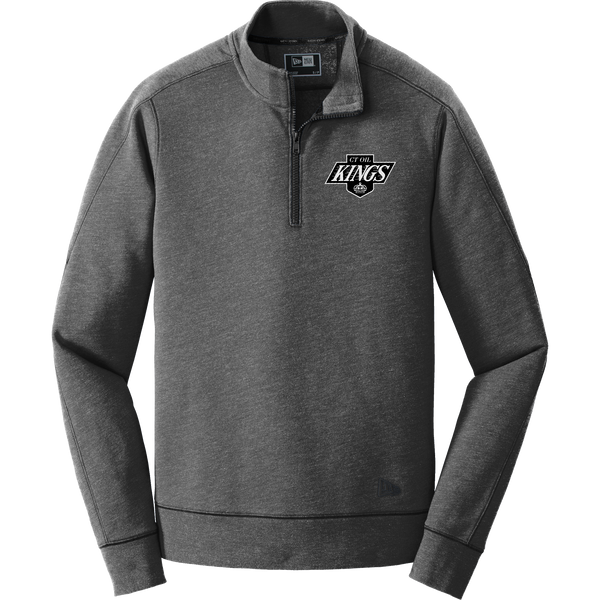 CT Oil Kings New Era Tri-Blend Fleece 1/4-Zip Pullover