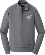 NJ Colts New Era Tri-Blend Fleece 1/4-Zip Pullover