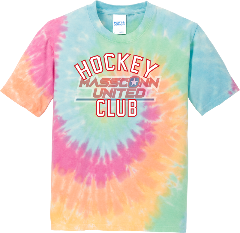 Mass Conn United Youth Tie-Dye Tee