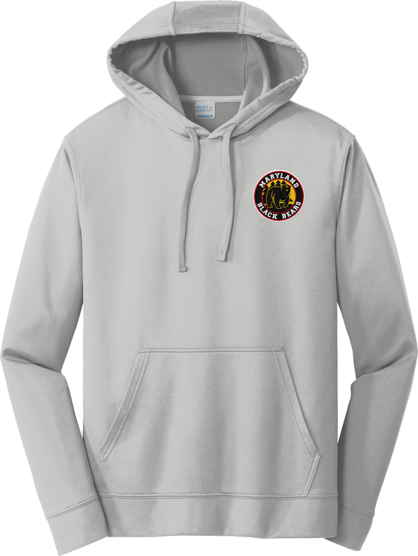 Maryland Black Bears Performance Fleece Pullover Hooded Sweatshirt