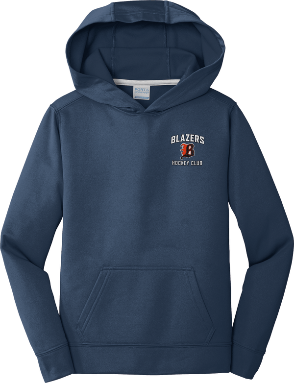 Philadelphia Blazers Youth Performance Fleece Pullover Hooded Sweatshirt