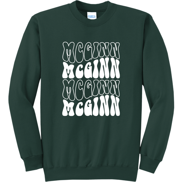 McGinn "Groovy" Core Fleece Crewneck Sweatshirt