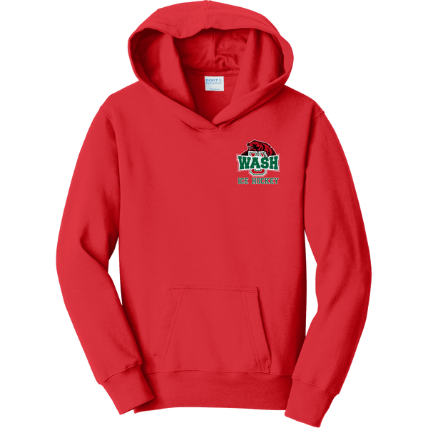 Wash U Youth Fan Favorite Fleece Pullover Hooded Sweatshirt