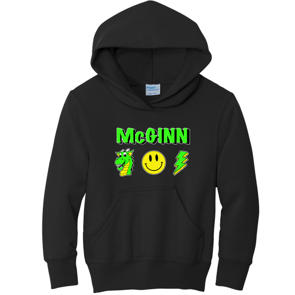 McGinn Youth "Emoji" Fleece Pullover Hooded Sweatshirt