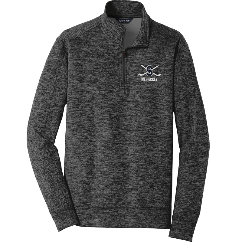 Midd South Hockey PosiCharge Electric Heather Fleece 1/4-Zip Pullover