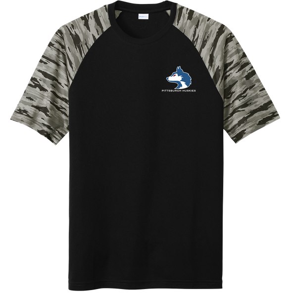 Pittsburgh Huskies Drift Camo Colorblock Tee