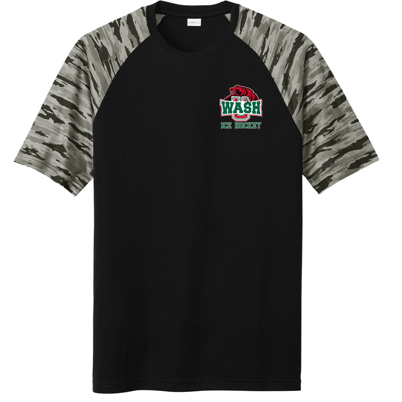 Wash U Drift Camo Colorblock Tee