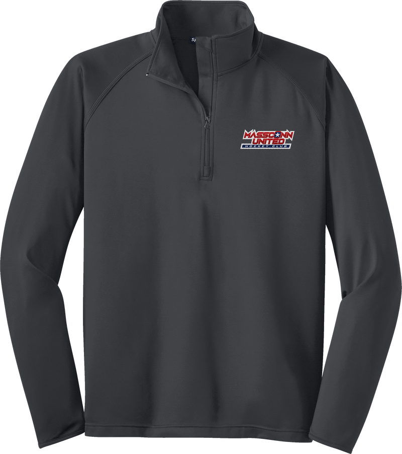 Mass Conn United Sport-Wick Stretch 1/4-Zip Pullover