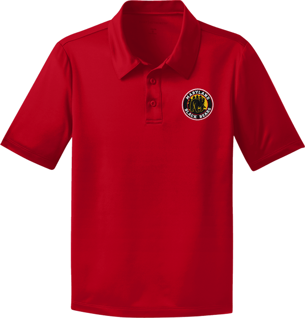 Maryland Black Bears Youth Silk Touch Performance Polo