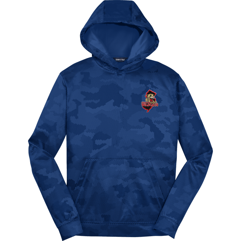 Jersey Shore Wildcats Youth Sport-Wick CamoHex Fleece Hooded Pullover