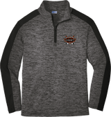 Orange County West Youth PosiCharge  Electric Heather Colorblock 1/4-Zip Pullover