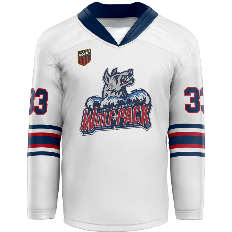 AGHF Hartford Jr. Wolfpack Adult Player Hybrid Jersey