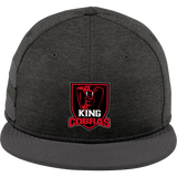 King Cobras New Era Shadow Heather Striped Flat Bill Snapback Cap