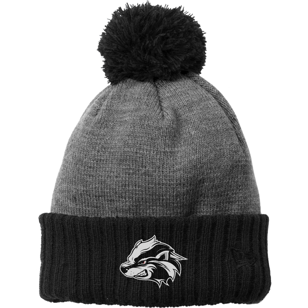 Allegheny Badgers New Era Colorblock Cuffed Beanie