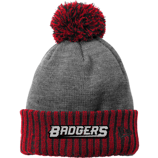 Allegheny Badgers New Era Colorblock Cuffed Beanie